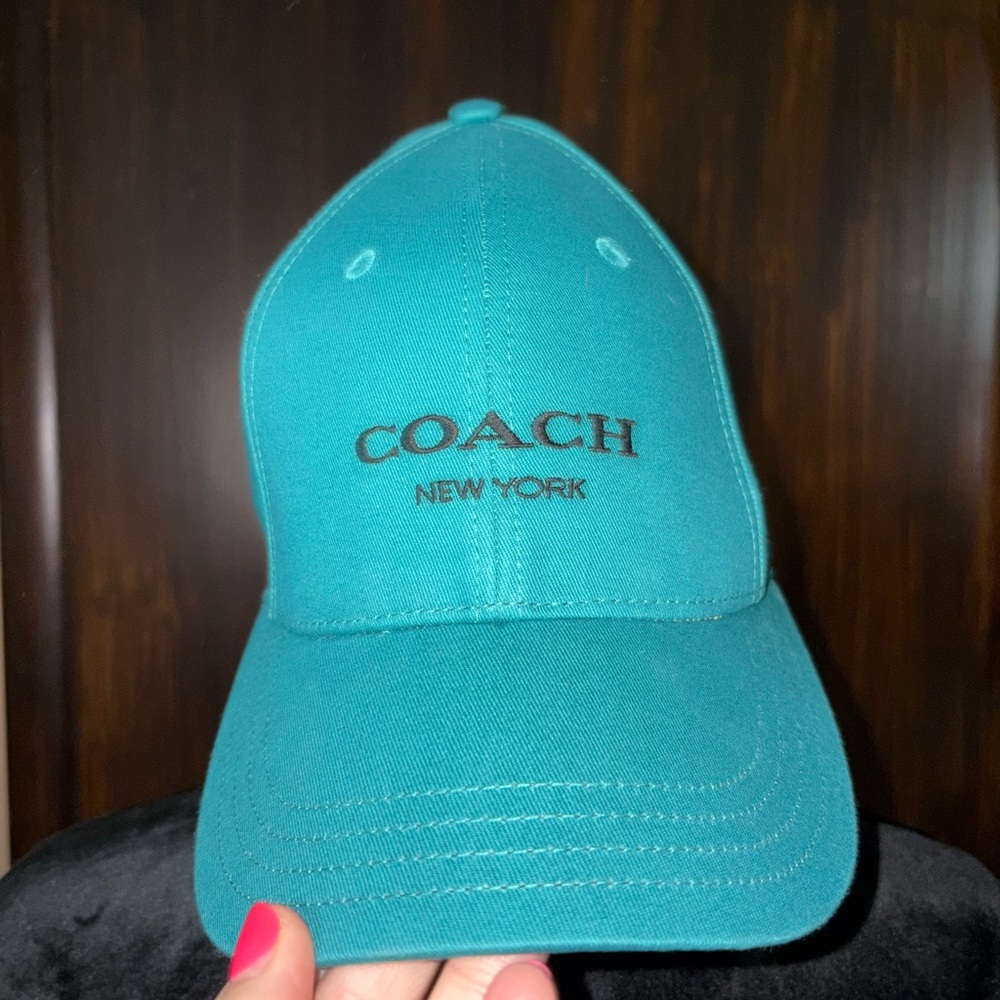 Coach Teal Baseball Cap Classic Design